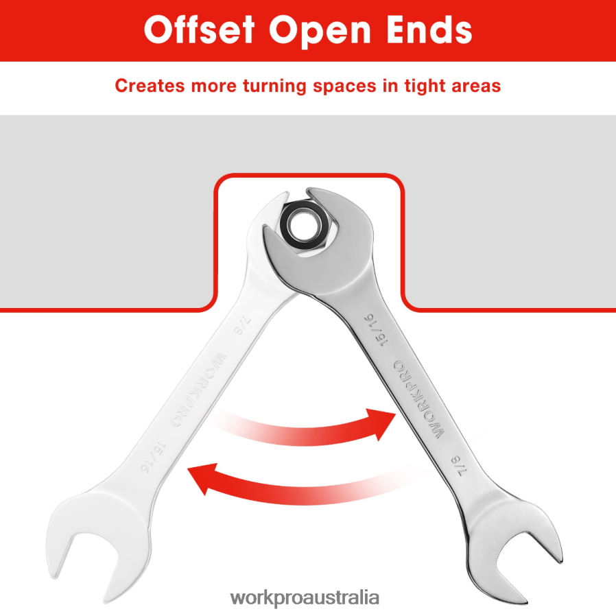 WORKPRO 7 Pcs Metric Super-Thin Wrench Set with Roll-up Organizer Pouch D4R0VT96 Tool Helpful