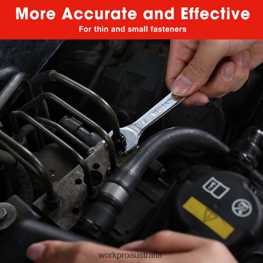 WORKPRO 7 Pcs Metric Super-Thin Wrench Set with Roll-up Organizer Pouch D4R0VT96 Tool Helpful