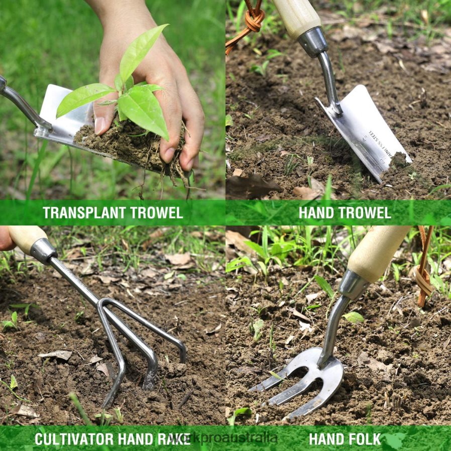 WORKPRO 7 Pcs Stainless Steel Heavy Duty Garden Tools Set D4R0VT274 Tool Morden