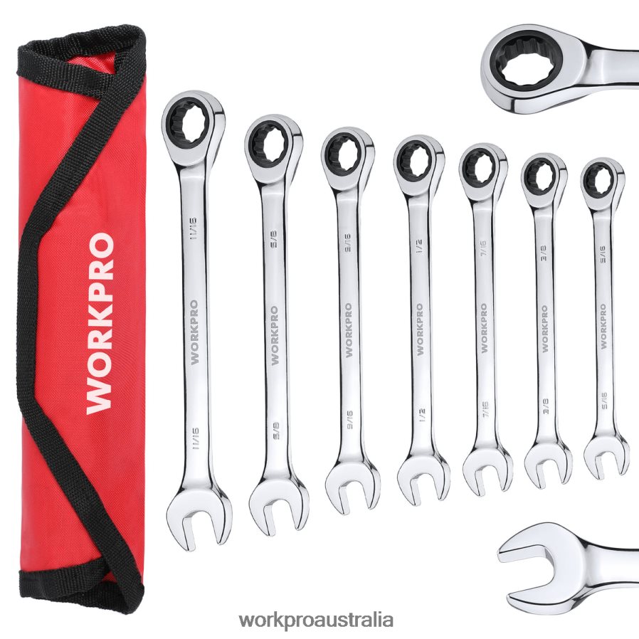 WORKPRO 7-Piece Ratcheting Combination Wrench Set D4R0VT85 Tool Useful