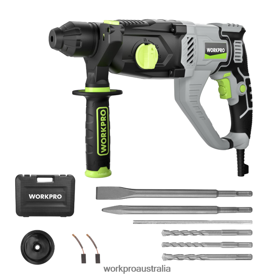 WORKPRO 75AMP 1-1/4 Inch Premium SDS-Plus Rotary Hammer Drill Lightweight Corded Version D4R0VT178 Tool Useful