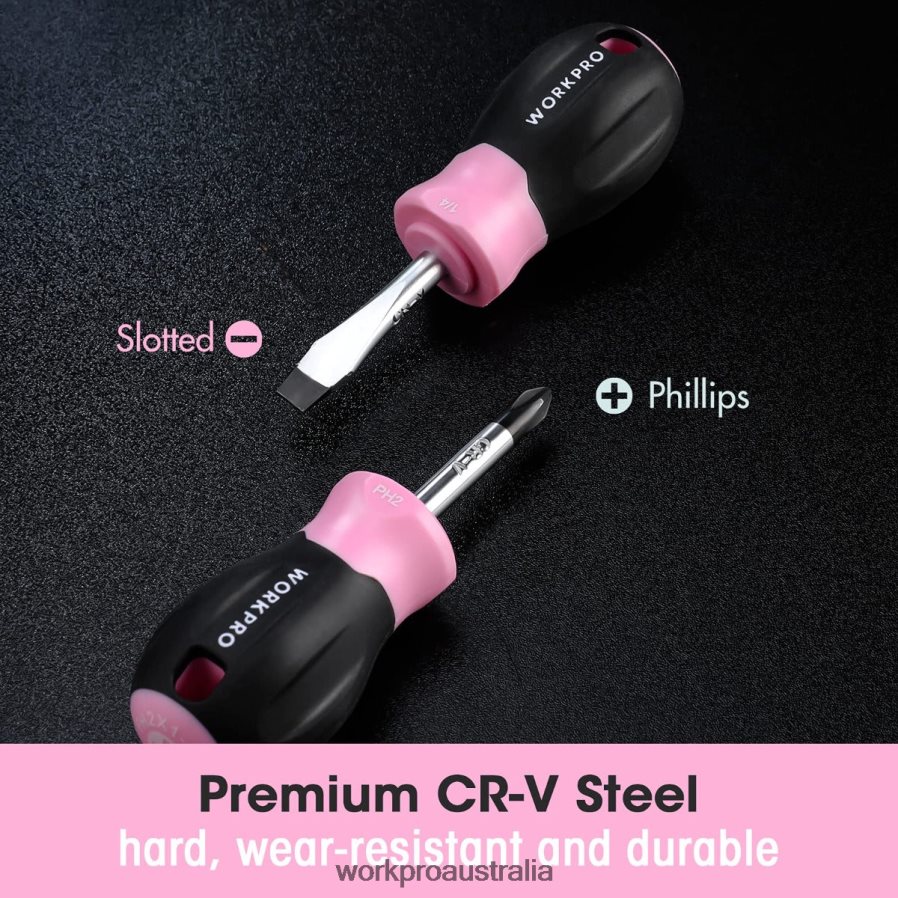 WORKPRO 8 Pcs Magnetic Screwdrivers Set with Organizer Rack D4R0VT247 Tool Useful