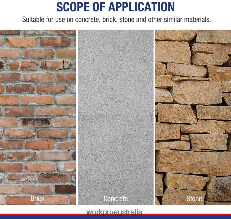 WORKPRO 8 Pcs SDS-plus Drill Bit Set Carbide Tip SDS+ Rotary Hammer Drill Bit Set with Storage Case for Brick Cement Stone  Concrete D4R0VT205 Tool Useful