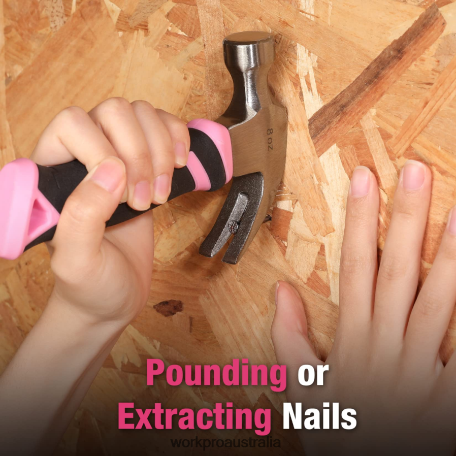 WORKPRO 8 oz Claw Hammer with Fiberglass Handle D4R0VT254 Tool Helpful