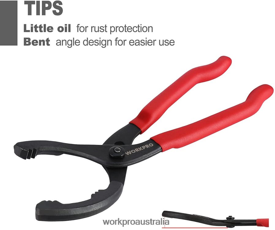 WORKPRO Adjustable Oil Filter Pliers Ideal For Engine Filters Conduit Fittings D4R0VT69 Tool Useful