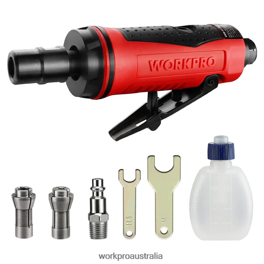 WORKPRO Air Die Grinder 1/4-Inch Pneumatic Straight Die Grinder 25000RPM Air-Powered Die Grinder D4R0VT183 Tool New