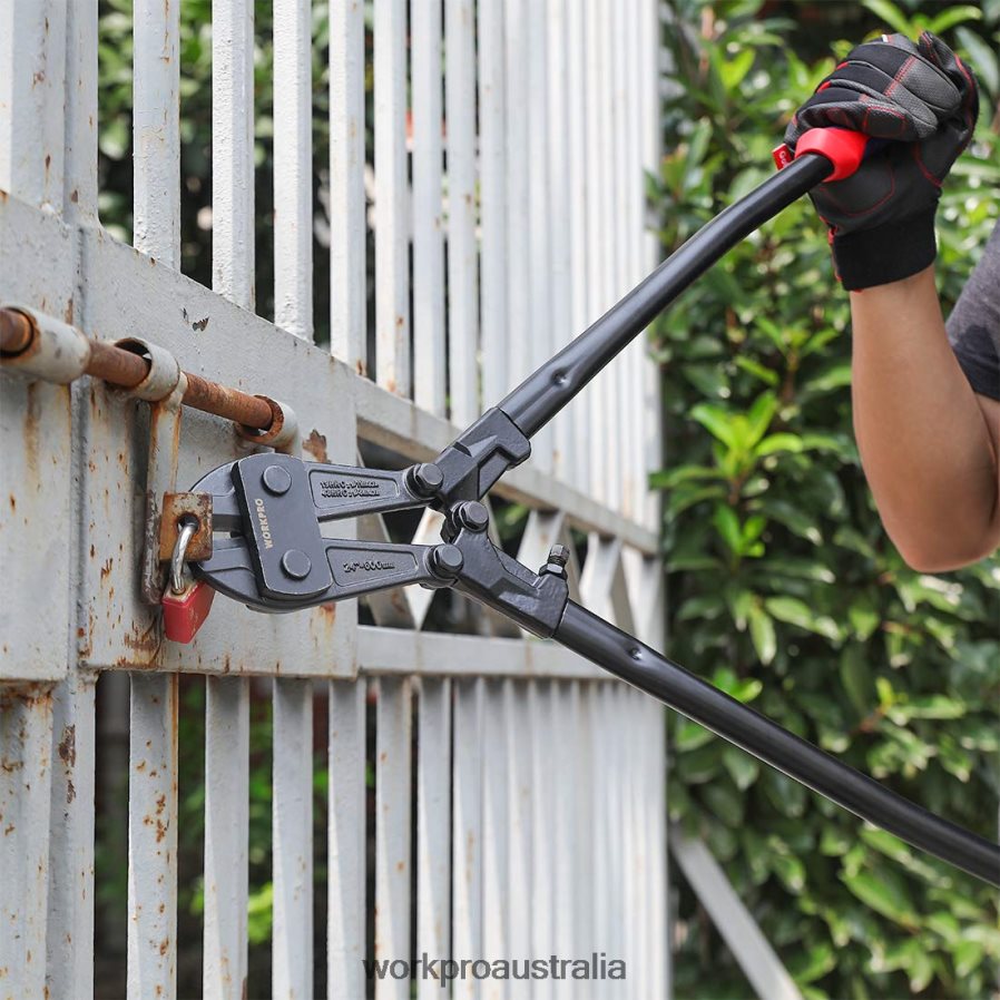 WORKPRO Bolt Cutter 24-Inch Chrome Vanadium Steel Blade for Cutting Pad Locks D4R0VT160 Tool Useful