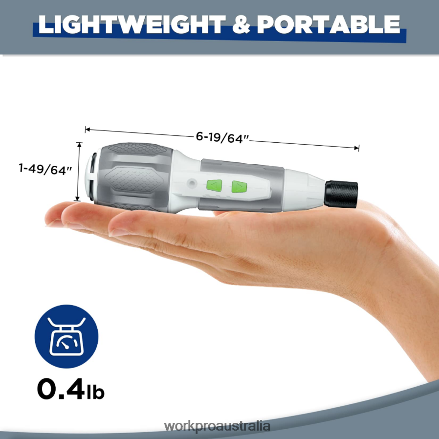 WORKPRO Cordless 4V USB Rechargeable Lithium-ion Battery Screwdriver Kit D4R0VT236 Tool Pink/White