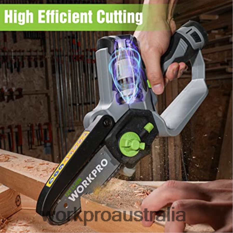 WORKPRO Cordless Chain Saw  7 Piece Garden Tools Set  2 Pairs Garden Gloves  Garden Knee Pads D4R0VT314 Tool Useful