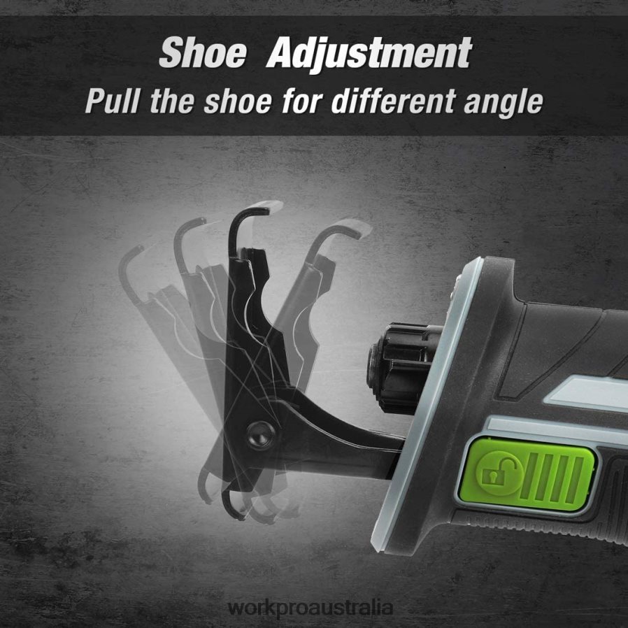 WORKPRO Cordless Reciprocating Saw 4 Saw Blades for Wood  Metal Cutting Included D4R0VT184 Tool New