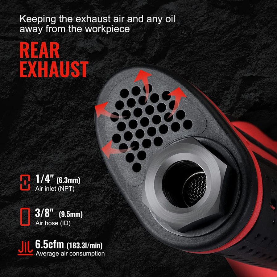 WORKPRO Drive Air Impact Wrench for Changing TiresAuto Repair D4R0VT189 Tool Helpful