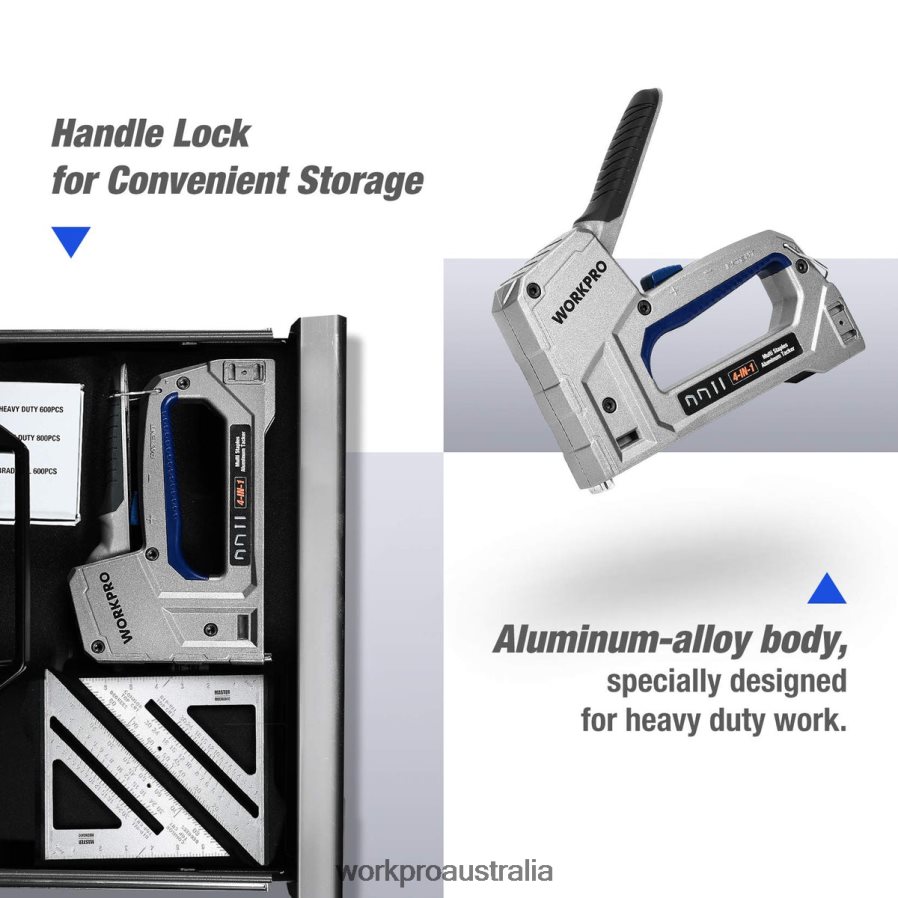 WORKPRO Face Clamp  12V Cordless Drill and Home Tool Kit  10 Pcs Pro Spade Drill Bit Set  4-in-1 Staple Gun Heavy-Duty D4R0VT318 Tool Useful