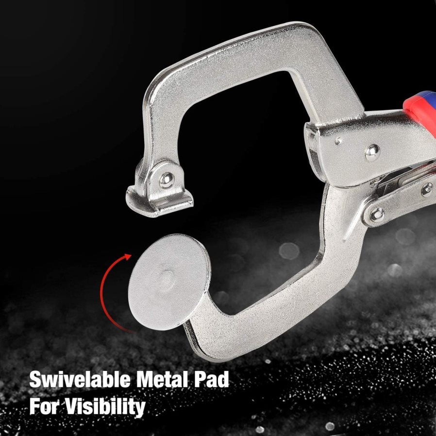 WORKPRO Face Clamp Metal Pocket Hole Clamp for Woodworking and Jig Pocket Hole D4R0VT116 Tool Morden