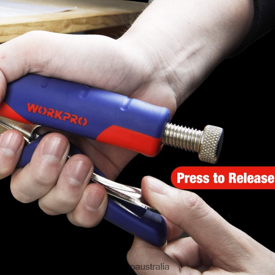 WORKPRO Face Clamp Metal Pocket Hole Clamp for Woodworking and Jig Pocket Hole D4R0VT116 Tool Morden