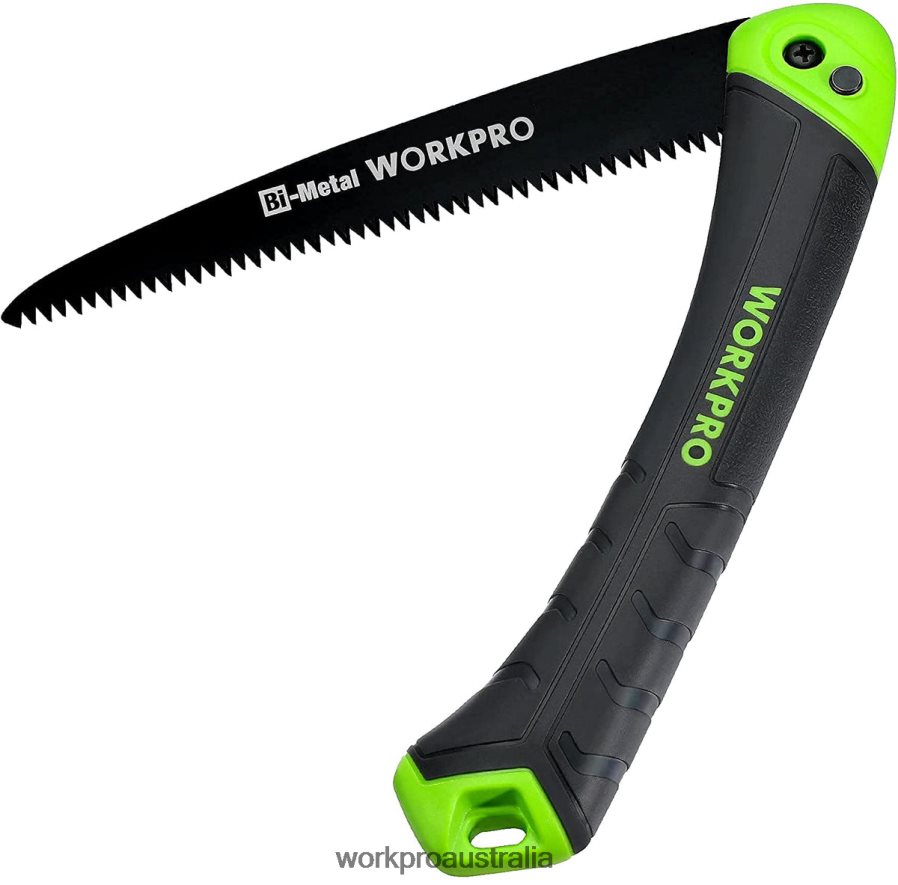 WORKPRO Folding Saw Compact Hand Pruning Saw with 7 Inch Blade Push Button Lock D4R0VT270 Tool Helpful