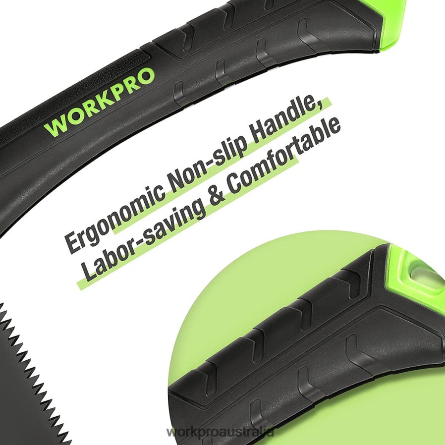 WORKPRO Folding Saw Compact Hand Pruning Saw with 7 Inch Blade Push Button Lock D4R0VT270 Tool Helpful