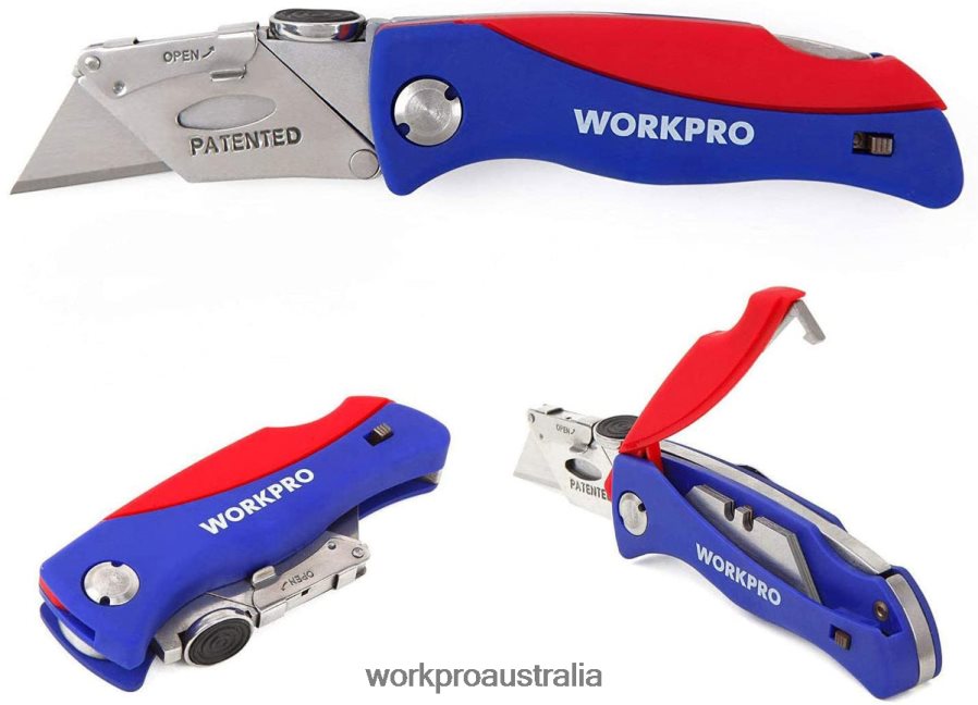 WORKPRO Folding Utility Knife Quick-change Box Cutter D4R0VT50 Tool Useful