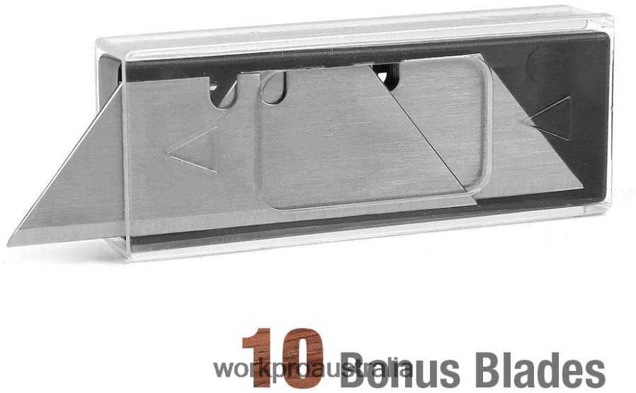 WORKPRO Folding Utility Knife Wood Handle Heavy Duty Cutter D4R0VT39 Tool Morden