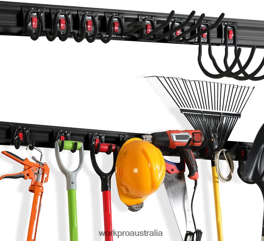 WORKPRO Garage Tool Organizer Wall Mount Garden Tool Organizer Storage Rack Heavy Duty Tool Hangers 64 Inch D4R0VT21 Storage Helpful