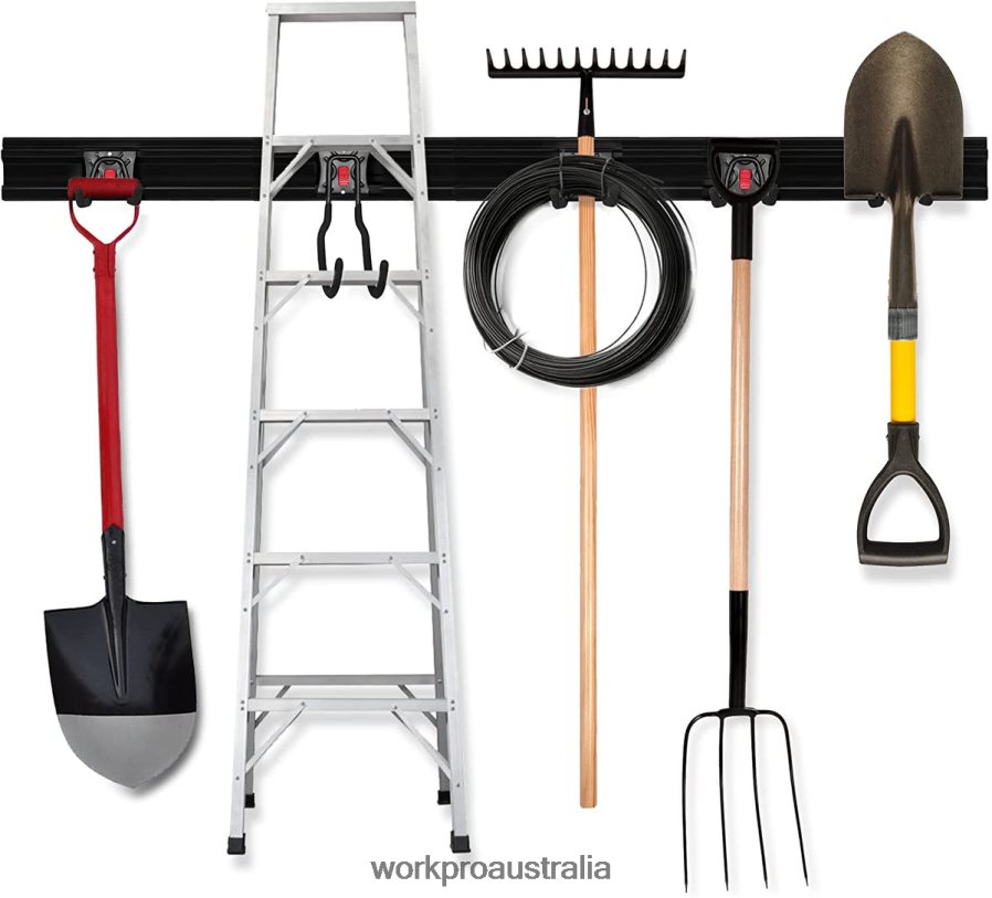 WORKPRO Garage Tool Organizer Wall Mount Garden Tool Organizer Storage Rack Heavy Duty Tool Hangers 64 Inch D4R0VT21 Storage Helpful