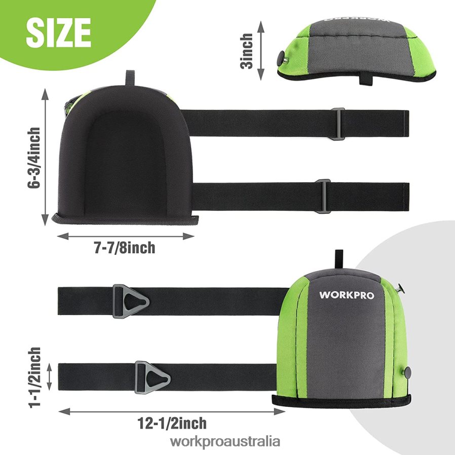 WORKPRO Garden Flooring Kneepads with Foam Padding D4R0VT272 Tool Useful