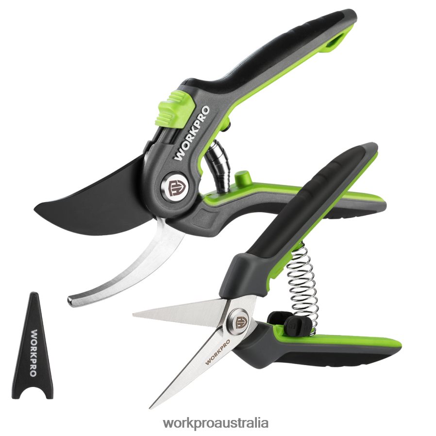WORKPRO Garden Pruning Shears 2 Pack Bypass Pruning Shears and Straight Garden Scissors D4R0VT280 Tool Morden