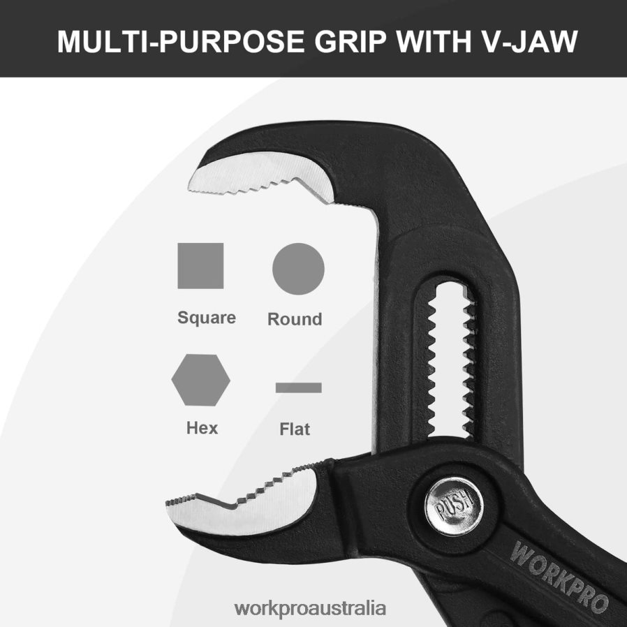 WORKPRO Groove Joint Pliers with Comfort Grip D4R0VT71 Tool Helpful