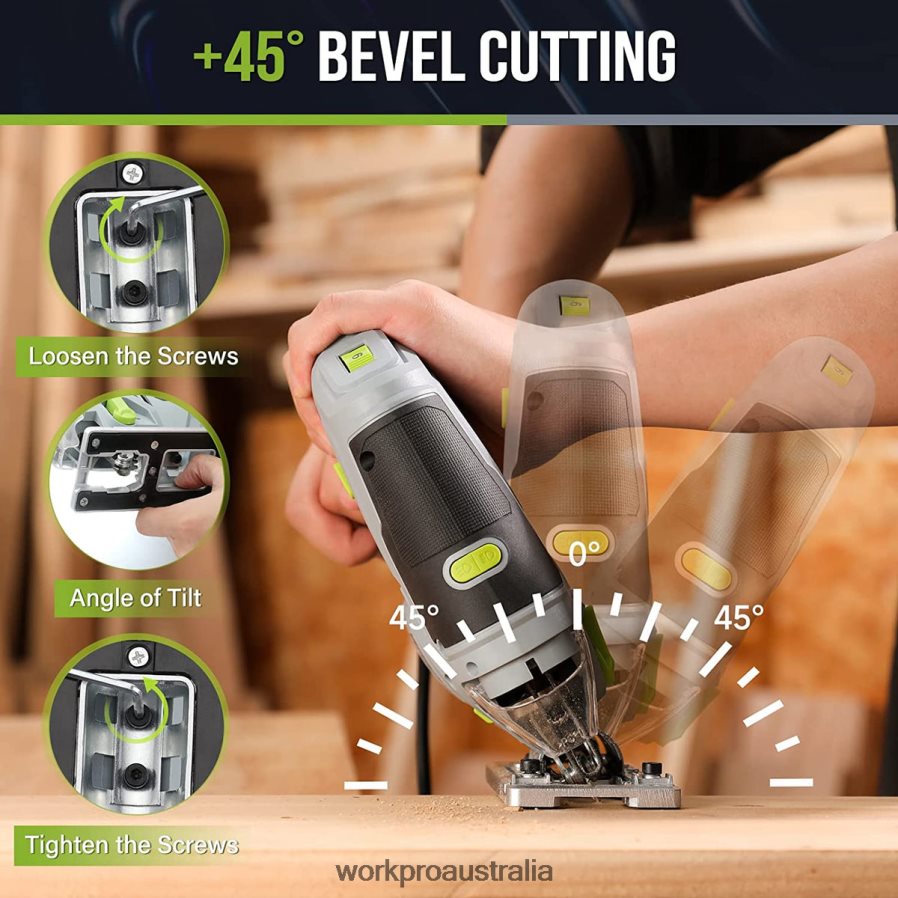 WORKPRO Jigsaw 65AMP 850W Corded Electric Jig Saw Tool Kit D4R0VT241 Tool Morden