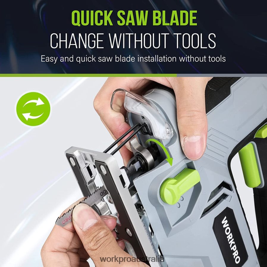 WORKPRO Jigsaw 65AMP 850W Corded Electric Jig Saw Tool Kit D4R0VT241 Tool Morden