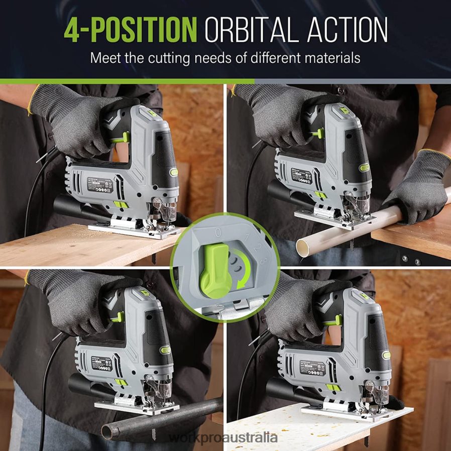 WORKPRO Jigsaw 65AMP 850W Corded Electric Jig Saw Tool Kit D4R0VT241 Tool Morden