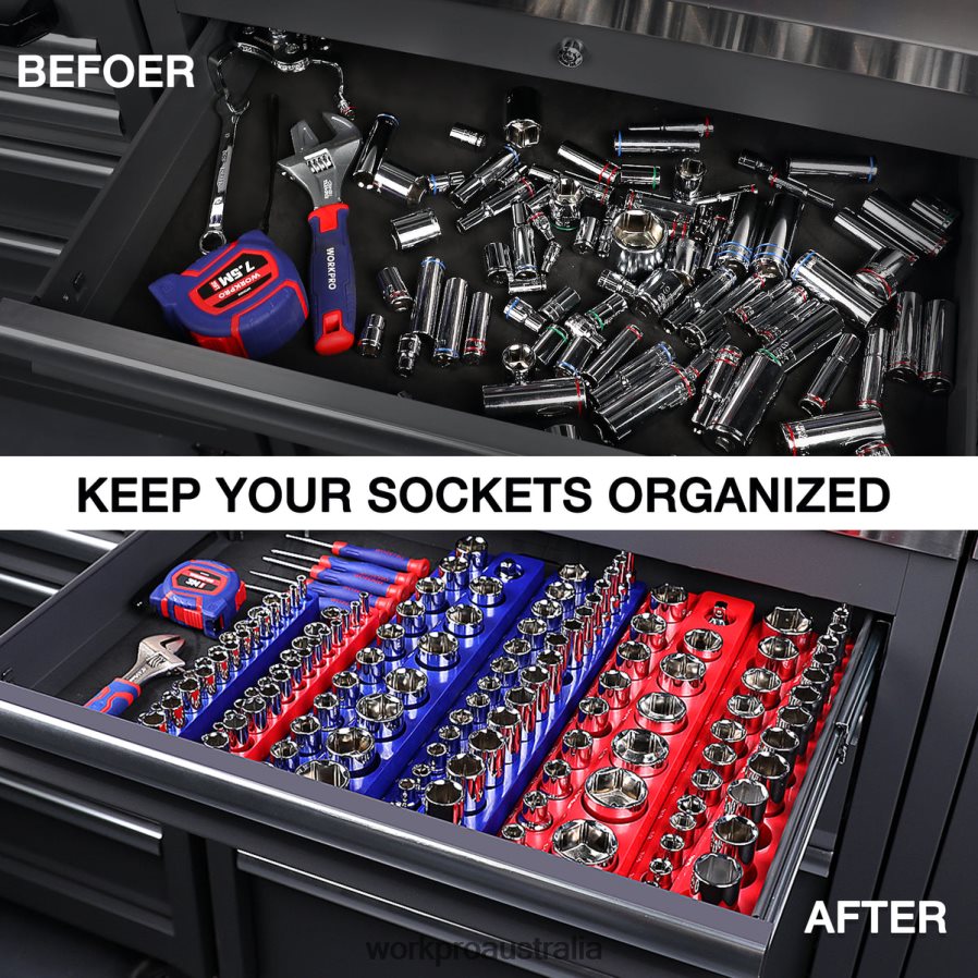 WORKPRO Magnetic Receptacle Organizer Set of 6 D4R0VT126 Tool Morden