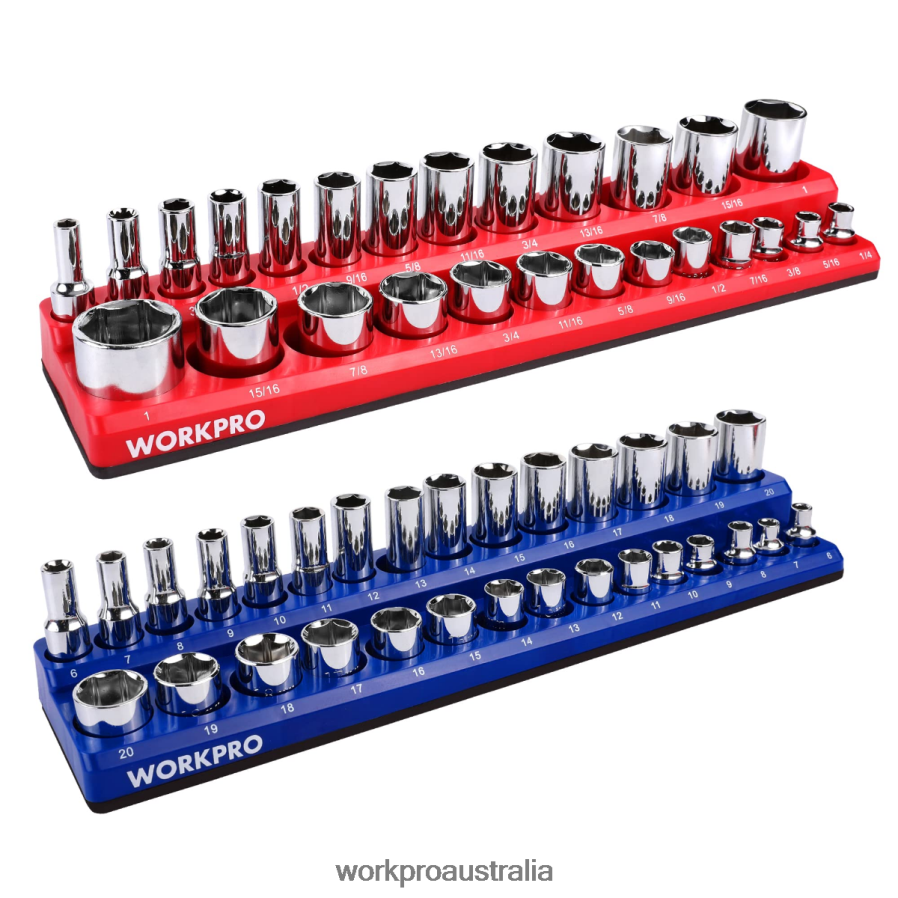 WORKPRO Magnetic Socket Organizer Set D4R0VT131 Tool New