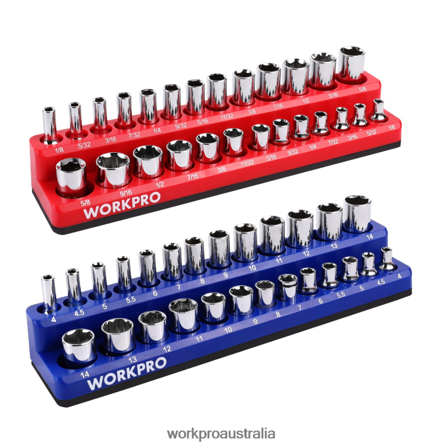 WORKPRO Magnetic Socket Organizer Set D4R0VT131 Tool New