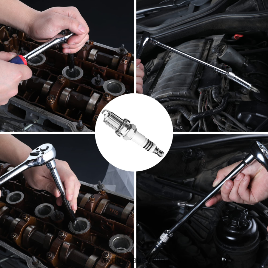 WORKPRO Magnetic Swivel Spark Plug With Thin Wall Socket D4R0VT144 Tool Morden