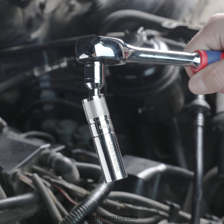 WORKPRO Magnetic Swivel Spark Plug With Thin Wall Socket D4R0VT145 Tool Useful