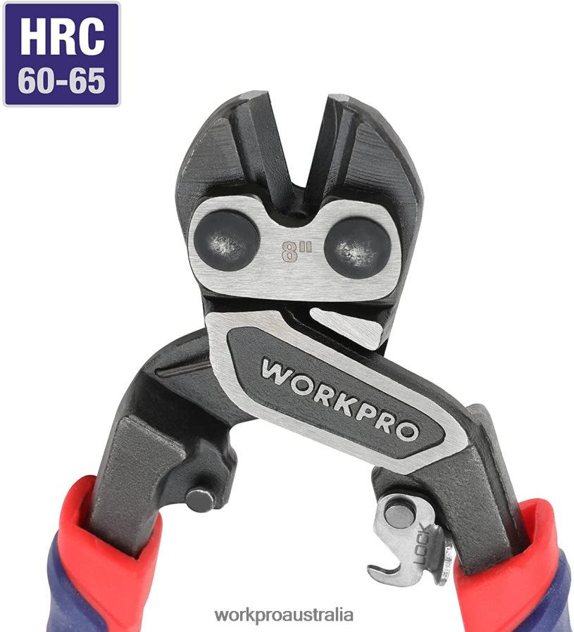 WORKPRO Mini Bolt Cutter with Security Lock  More Efficient Leverage D4R0VT154 Tool Morden