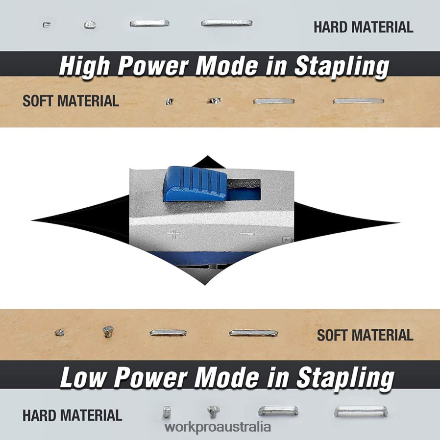 WORKPRO Nailer Heavy Duty 4 in 1 Aluminum Nailer with 2000 Staples D4R0VT58 Tool Helpful