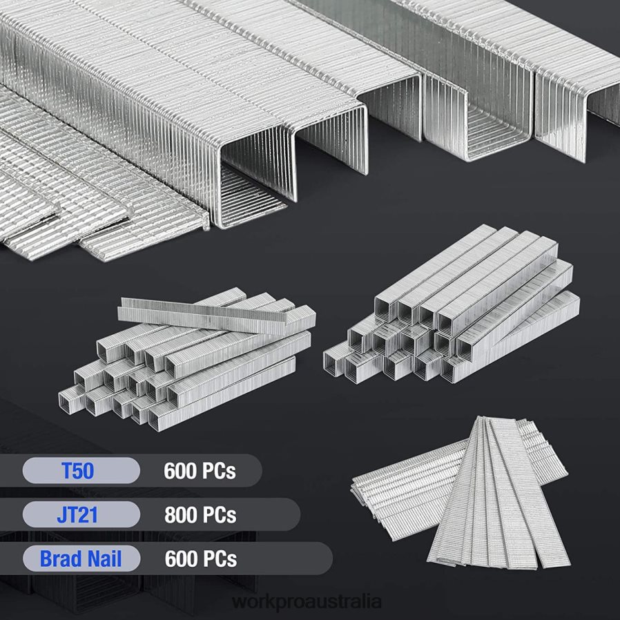 WORKPRO Nailer Heavy Duty 4 in 1 Aluminum Nailer with 2000 Staples D4R0VT58 Tool Helpful