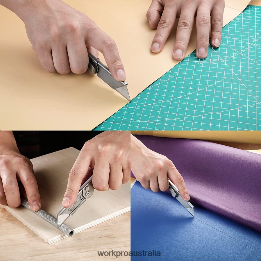 WORKPRO Quick Change Folding Pocket Utility Knife Mini Stainless Steel Folding Knife with Belt Clip D4R0VT47 Tool New