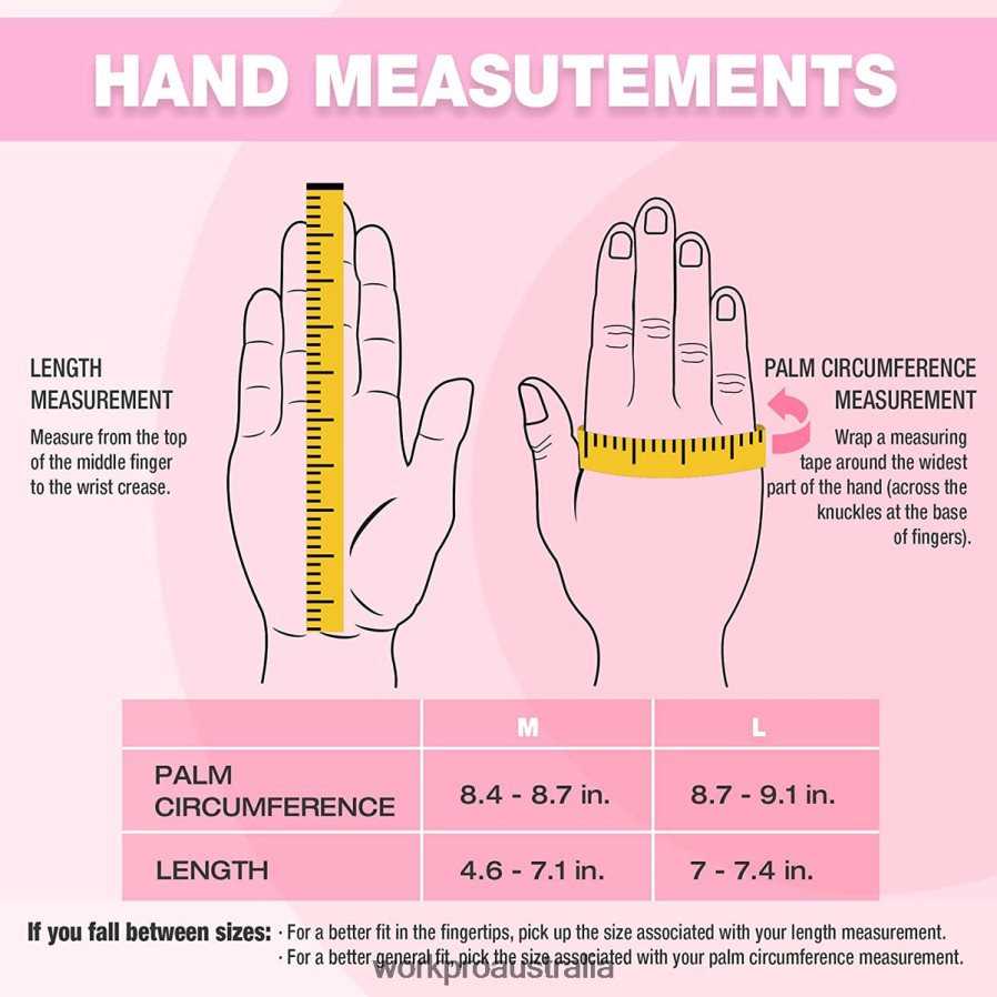 WORKPRO Safety Work Gloves Touch Screen Terry Fabric Non-Slip Working Gloves- M D4R0VT250 Tool Pink