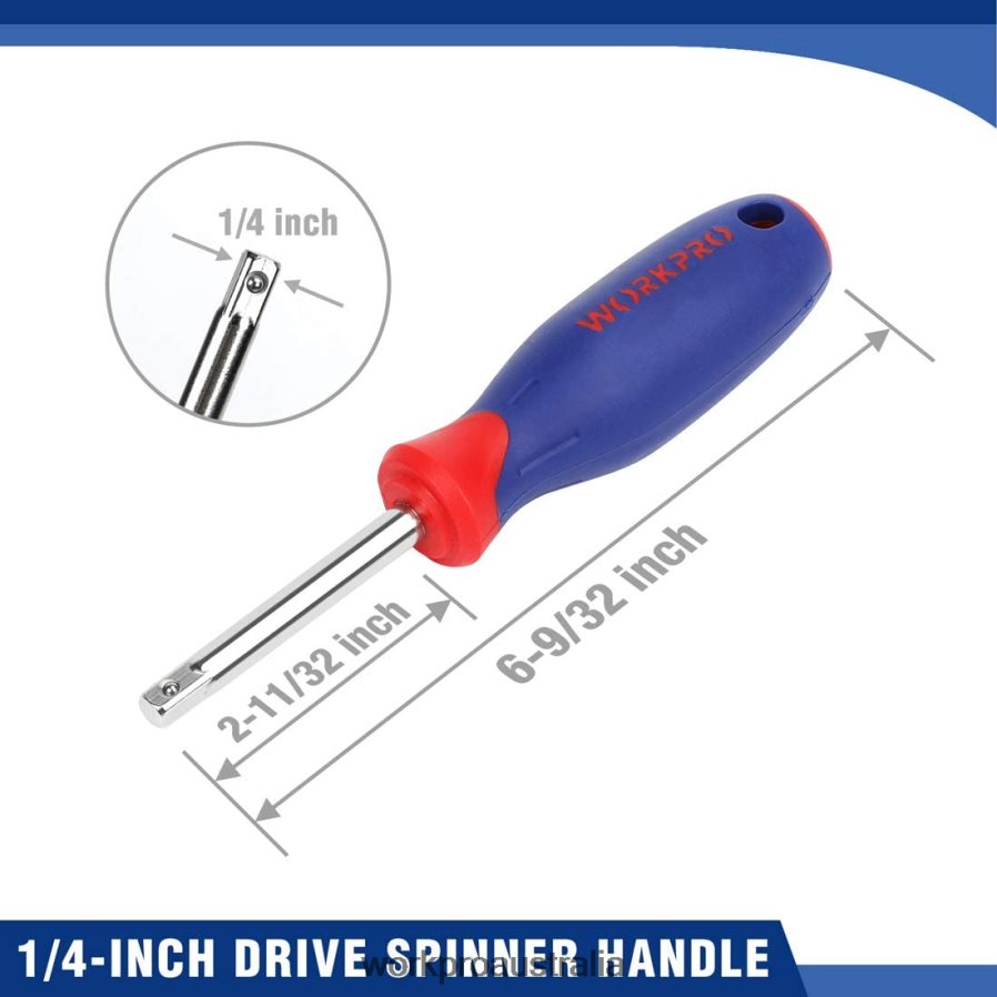 WORKPRO Socket Set 70 Pcs Drive Socket Set with Quick-Release Ratchet Metric and SAE D4R0VT308 Tool Morden