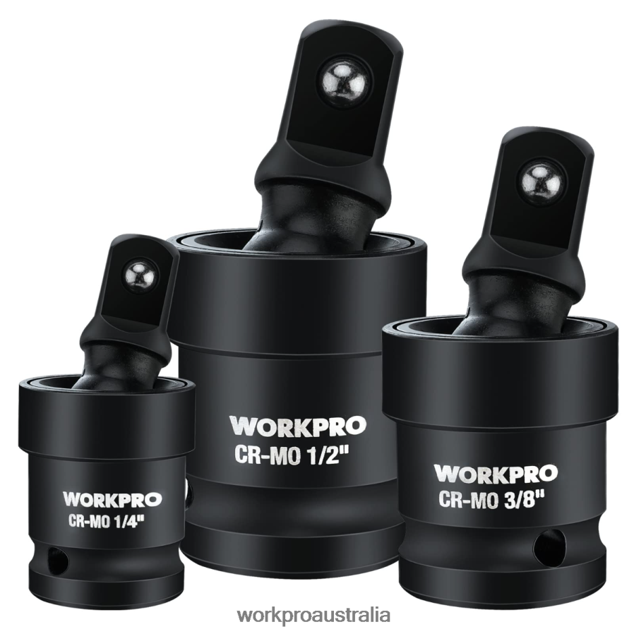 WORKPRO 3 Piece-Impact Universal Joint Set D4R0VT148 Tool Helpful