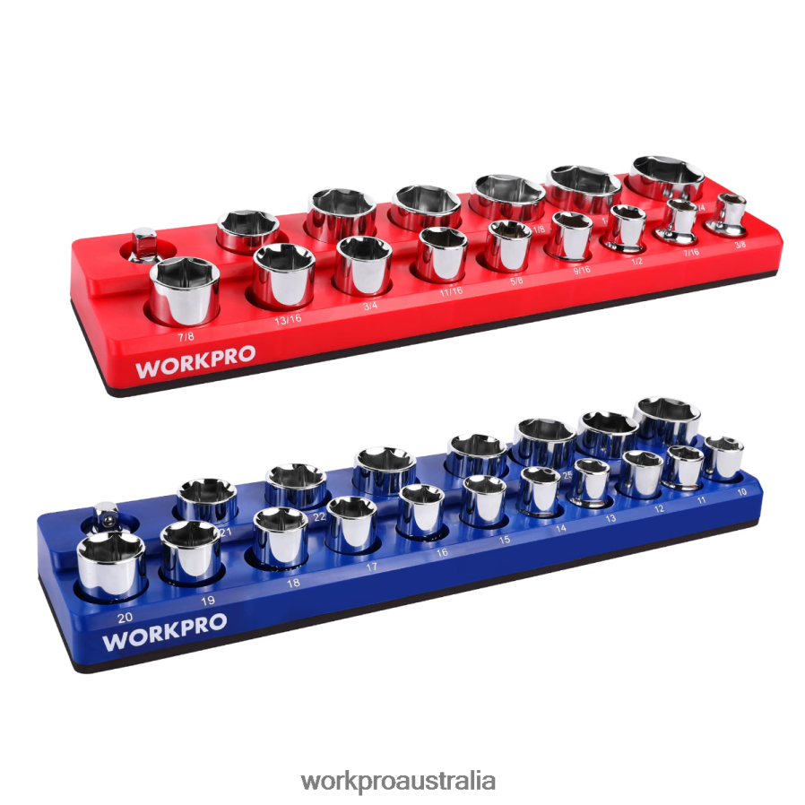 WORKPRO Magnetic Socket Organizer Set D4R0VT131 Tool New