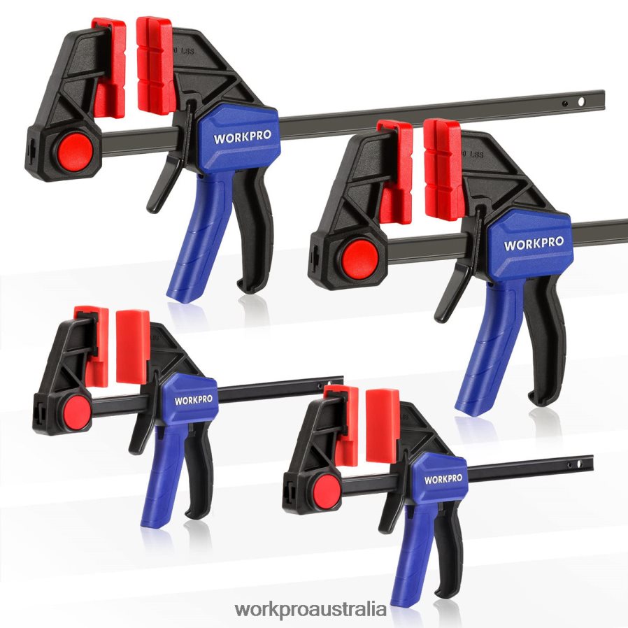 WORKPRO Bar Clamps for Woodworking, 150/300lbs CAP D4R0VT121 Tool New