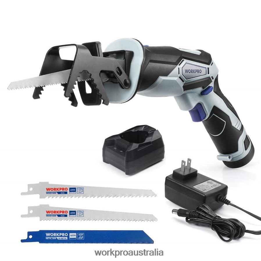 WORKPRO 12V Cordless Reciprocating Saw with Clamping Jaw D4R0VT185 Tool Useful