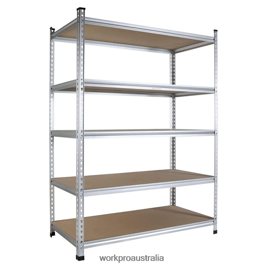 WORKPRO 5-Tier Storage Shelving Unit, Adjustable Storage Rack Heavy Duty Aluminum Alloy Shelf D4R0VT9 Storage Helpful