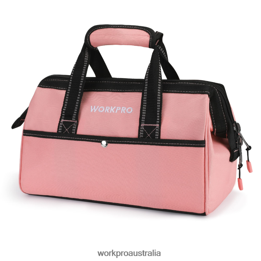 WORKPRO 13-Inch Tool Bag, Soft Cloth Tool Storage Bags D4R0VT29 Storage Pink